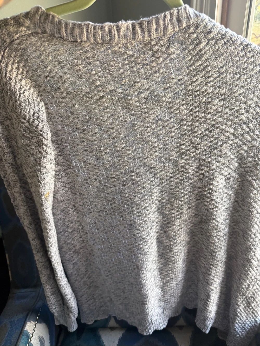 Cat & Jack Gray Open-Front Knit Cardigan